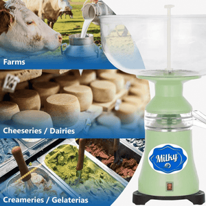Milky Day Electric Cream Separator FJ 90 PP (115V) uses