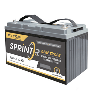 Pict ure of MillerTech 12V 190AH SPRINTR Economy Battery (12190SP)