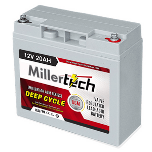 Picture of MillerTech 12V 20AH Sealed Lead-Acid Battery