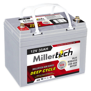 Picture of MillerTech 12V 35Ah Sealed Lead-Acid Battery