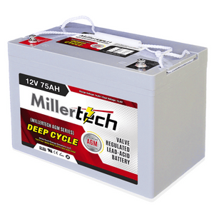 Picture of MillerTech 12V 75AH Sealed Lead-Acid Battery