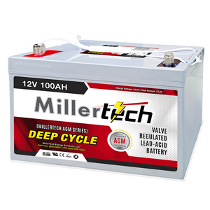 MillerTech 12V22AH Sport Series Lithium Battery with Bluetooth (1222-BT)