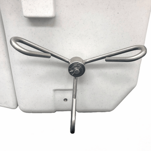 Nature's Head Extra Composting Toilet Base with Lid - Foot Spider Handle