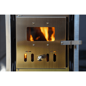 North Shore Sauna Nova 4 Sauna Tent Starter Package (4-person) Sauna Stove Close-up