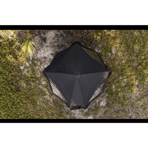 North Shore Sauna Nova 6 Sauna Tent (6-person; tent only) Top View