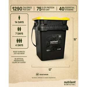 Nutrient Survival - 14-Day Emergency Food Supply