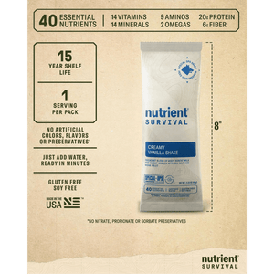 Nutrient Survival - Grab and Go Power Pack Bravo Collection (7 Pack)