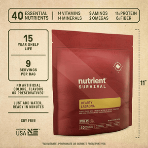 Nutrient Survival - Black Scout Survival NRE Emergency Food Supply Bucket