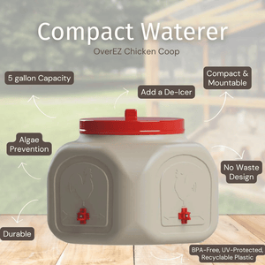 OverEZ Compact Chicken Waterer - Features
