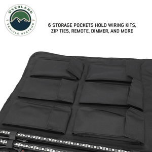 Overland Vehicle Systems 4 Piece Universal LED Light Kit - Storage Pockets