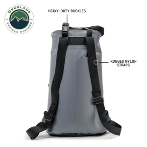 Overland Vehicle System Portable Camp Shower Straps and buckles