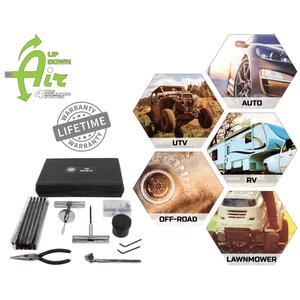 Overland Vehicle Systems 53 Piece Tire Plug Repair Kit Features