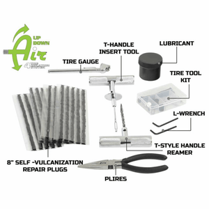 Overland Vehicle Systems 53 Piece Tire Plug Repair Kit Tools