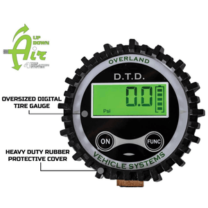 Overland Vehicle Systems Digital Tire Deflator DIgital Tire Gauge