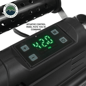 Overland Vehicle Systems EGOI Portable Digital Air Compressor control panel