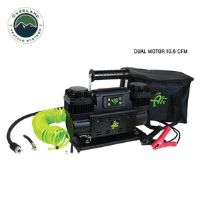 Overland Vehicle Systems EGOI Portable Digital Air Compressor dual motor with bag