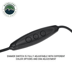 Overland Vehicle Systems Flexible 47" LED Light with Dimmer and Adaptor for Roof Top Tent and Awning - Light Control