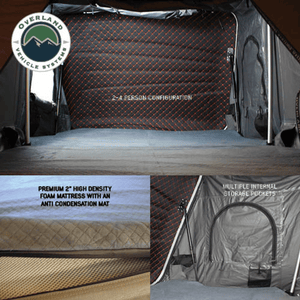 Overland Vehicle Systems HD Bundu Cantilever Hard Shell Roof Top Tent Interior