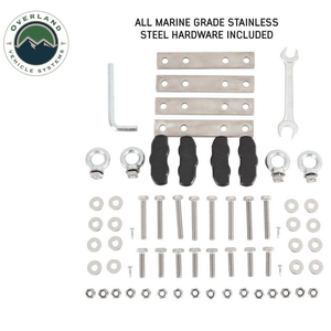 Overland Vehicle Systems HD Mamba Clam Shell - Stainless Steel Hardware
