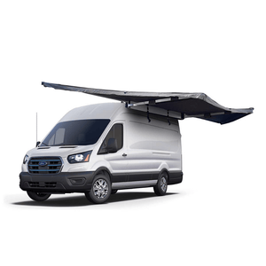 Overland Vehicle Systems Nomadic 180 Degree Awning for Mid-High Roofline Vans