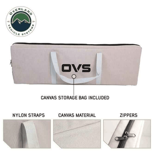 Overland Vehicle Systems Kick It Bi-Fold Camp Table canvas storage bag