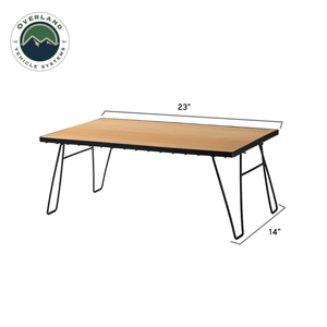 Overland Vehicle Systems Kick It Collapsible Camp Table single table dimensions