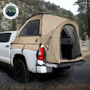 Overland Vehicle Systems LD TACT Truck Bed Tent in use