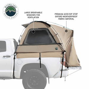 Overland Vehicle Systems LD TACT Truck Bed Tent weatherproof material