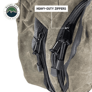 Overland Vehicle Systems Large Duffle Bag zippers