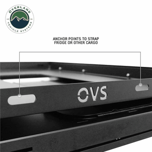 Overland Vehicle Systems Large Refrigerator Tray and Sink Slide - Anchor Points