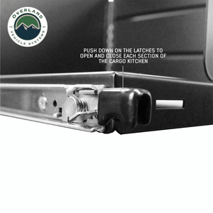 Overland Vehicle Systems Large Refrigerator Tray and Sink Slide - Latches