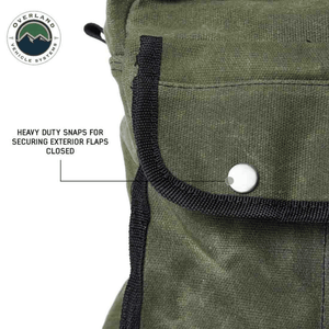 Overland Vehicle Systems Small Duffle Bag flap snaps