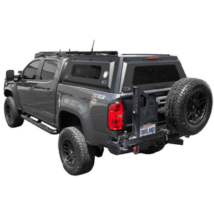 Overland Vehicle Systems Truck Cap for 2015 to 2022 GM Colorado/Canyon - 5 ft. Bed with Sliding Window Panels
