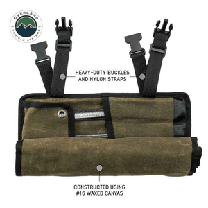 Overland Vehicle Systems Wrench Tool Roll - #16 Waxed Canvas Storage Nylon Straps
