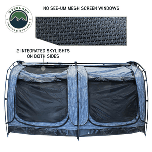 Overland Vehicle Systems XD Khumbu Swag Tent skylight and no see um mesh windows