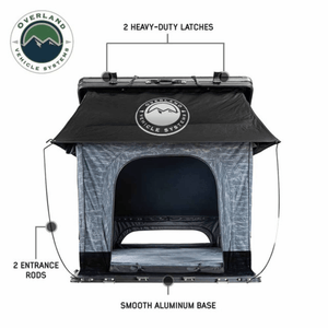 Overland Vehicle Systems XD Lhotse Clam Shell Aluminum Hard Shell Roof Top Tent - Components