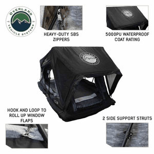 Overland Vehicle Systems XD Sherpa Hybrid Soft Shell Roof Top Tent additional features
