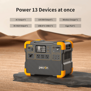 PECRON E1500LFP Expandable Portable Power Station