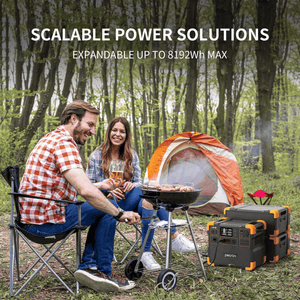 PECRON E2400LFP Portable Power Station expandability