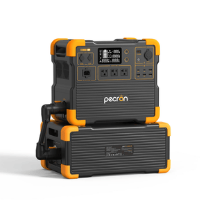PECRON E2400LFP Portable Power Station with EP3000-48V Battery