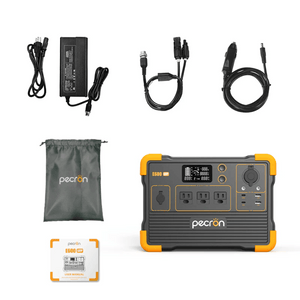 PECRON E600LFP Portable Power Station Inclusions