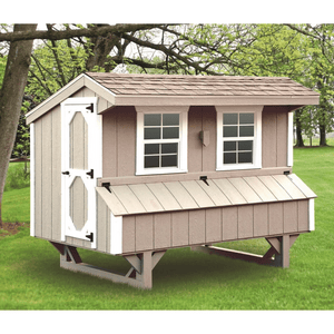 4x8 Chicken Coop for up to 16 Chickens | The Hen House Collection Q48 Quaker Prefab