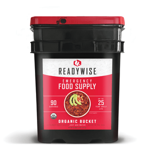 ReadyWise Emergency Food Supply - Organic Bucket (90 Servings)