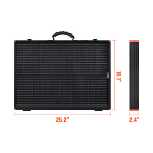 Picture of Rich Solar - 100 Watt 12V Portable Solar Panel Briefcase Dimensions