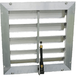 Riverstone 18INCH Louver Wall Mounted Window with Solar Powered Opener