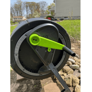 Riverstone Maze Two Stage 65 Gallon Compost Tumbler with Easy Turn Kit