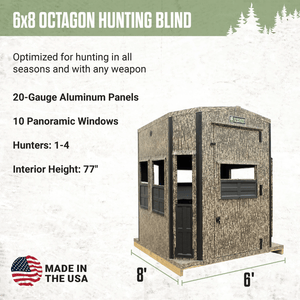Shadow Hunter 6x8 Octagon Combo Blind - Features