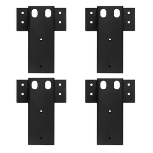 Straight Angle Elevator Brackets – 4x4 US Steel, Set of 4