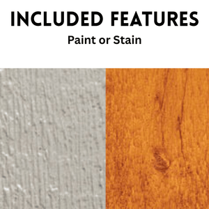 The Hen House Collection Included Paint or Stain Finish
