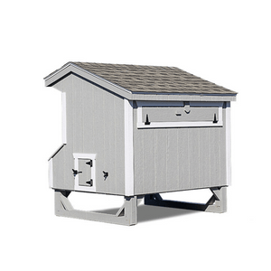 Backside are Picture of The Hen House Collection Q46 Quaker Prefab Chicken Coop